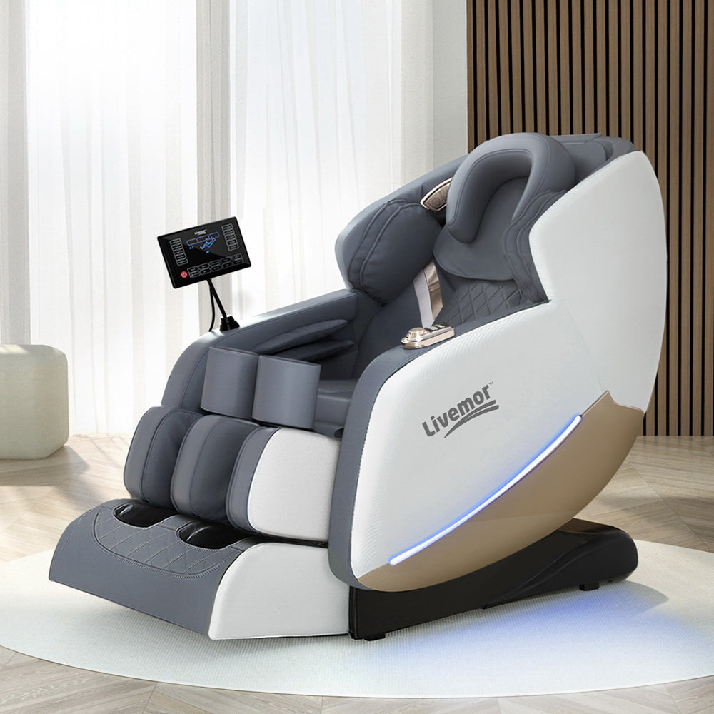 Electric Recliner Home Massage Chair - White