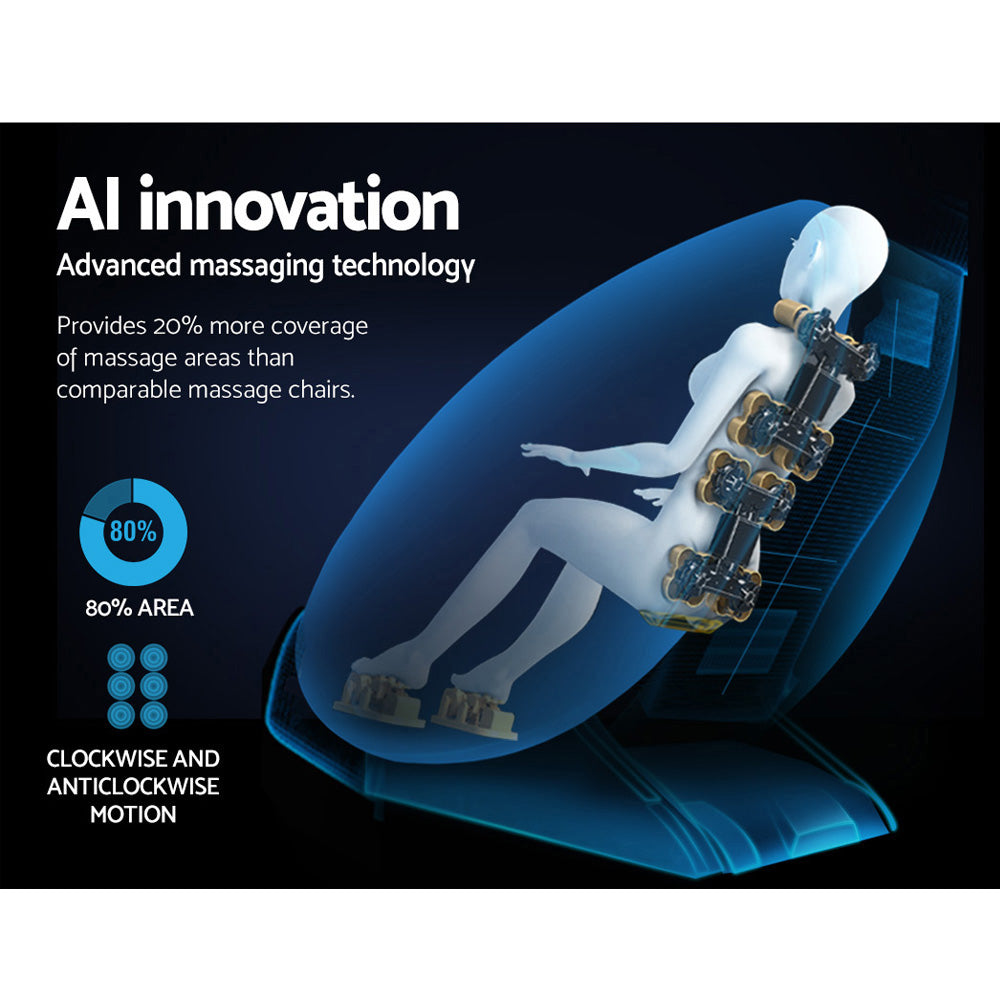 Electric Recliner Massage Chair - Black Ellmue