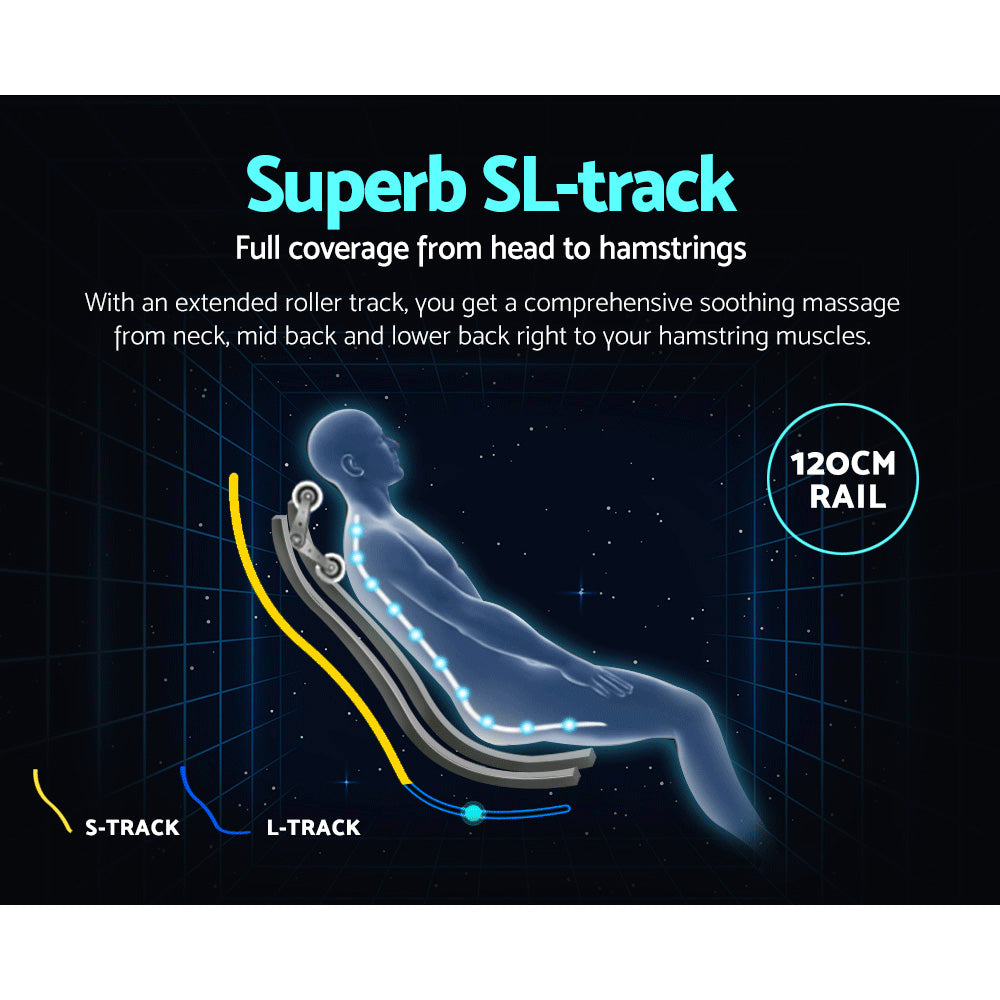 Galaxy Massage Chair Electric Recliner - Black Ozeni