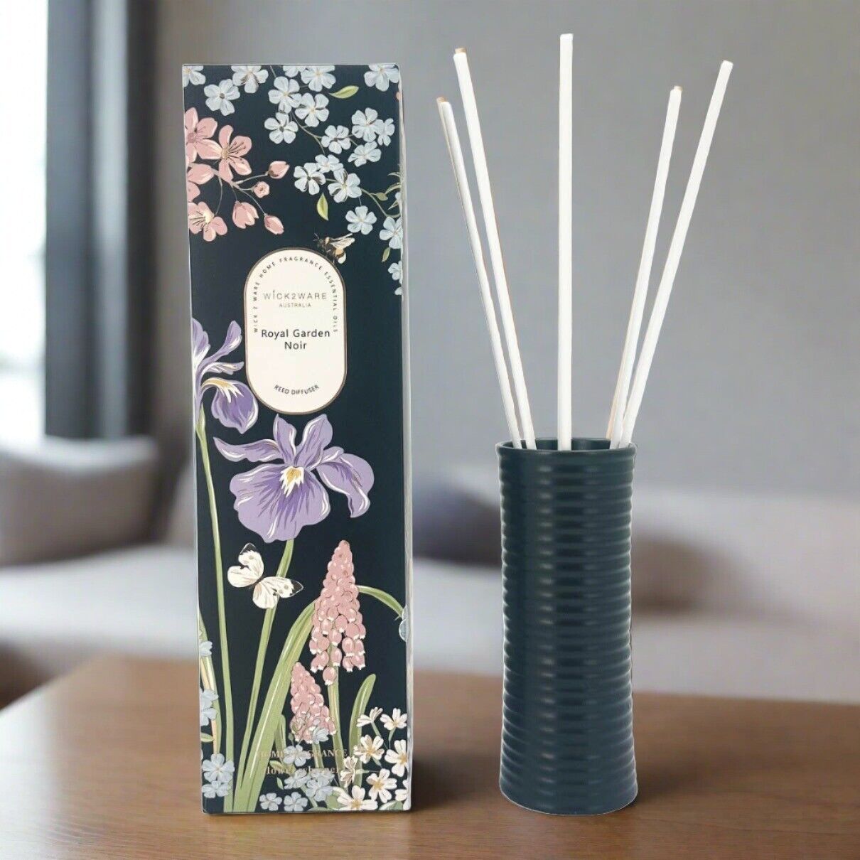 Essentials Oil Reed Diffuser - Royal Garden Noir