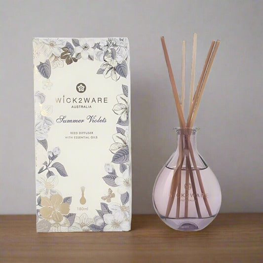 180ml Summer Violets Reed Diffuser with Essential Oils