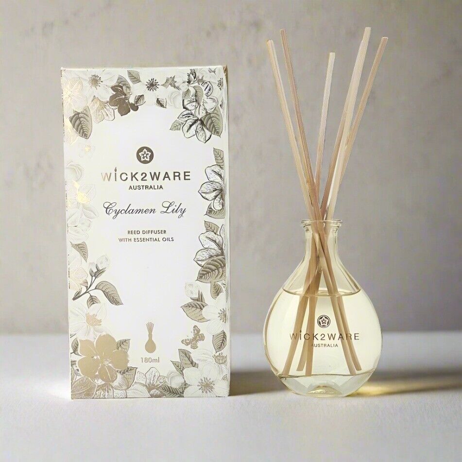180ml Cyclamen Lily Reed Diffuser with Essential Oils