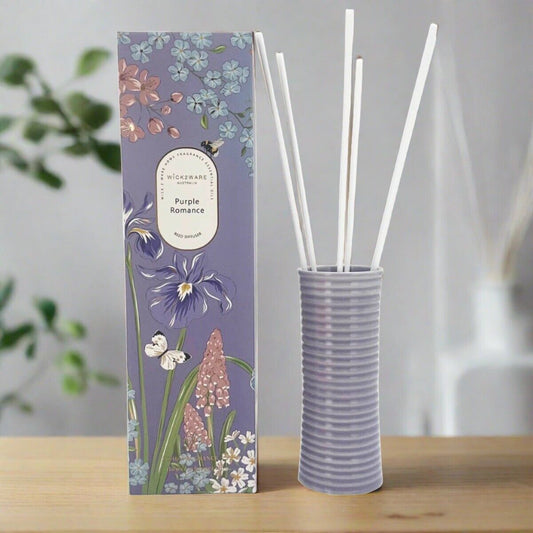Essentials Oil Reed Diffuser - Purple Romance