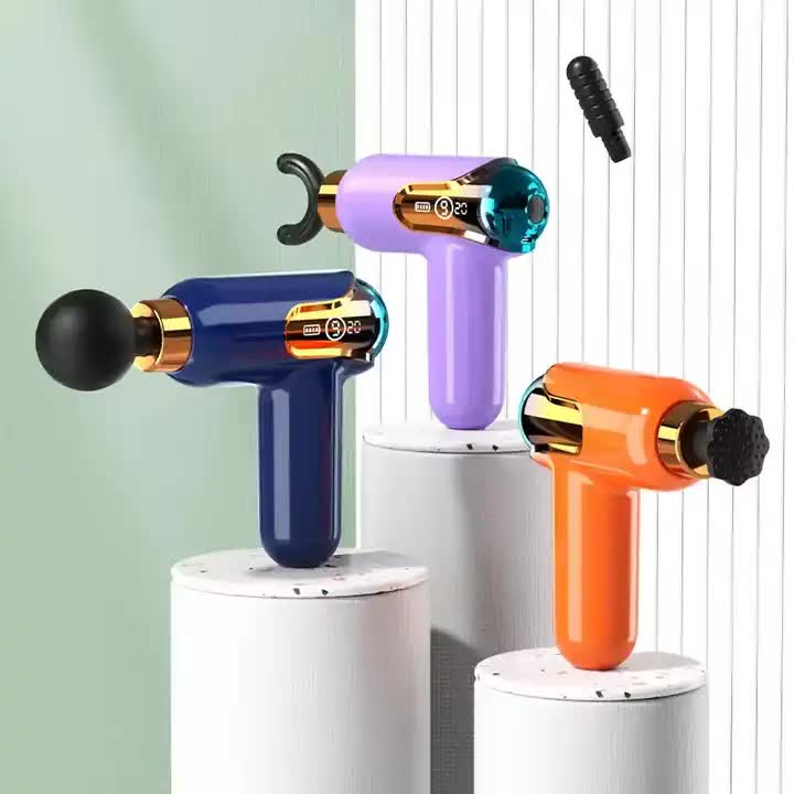 Orange Portable Massage Gun