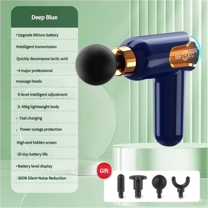 Deep Blue Portable Massage Gun