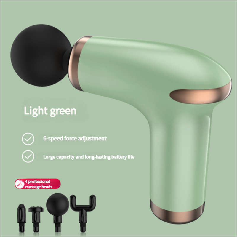 Green Massage Gun - 6-Speed Deep Tissue