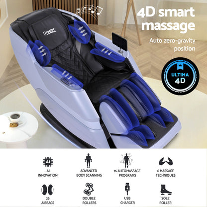 Home Massage Chair with AI Voice Control - Violet