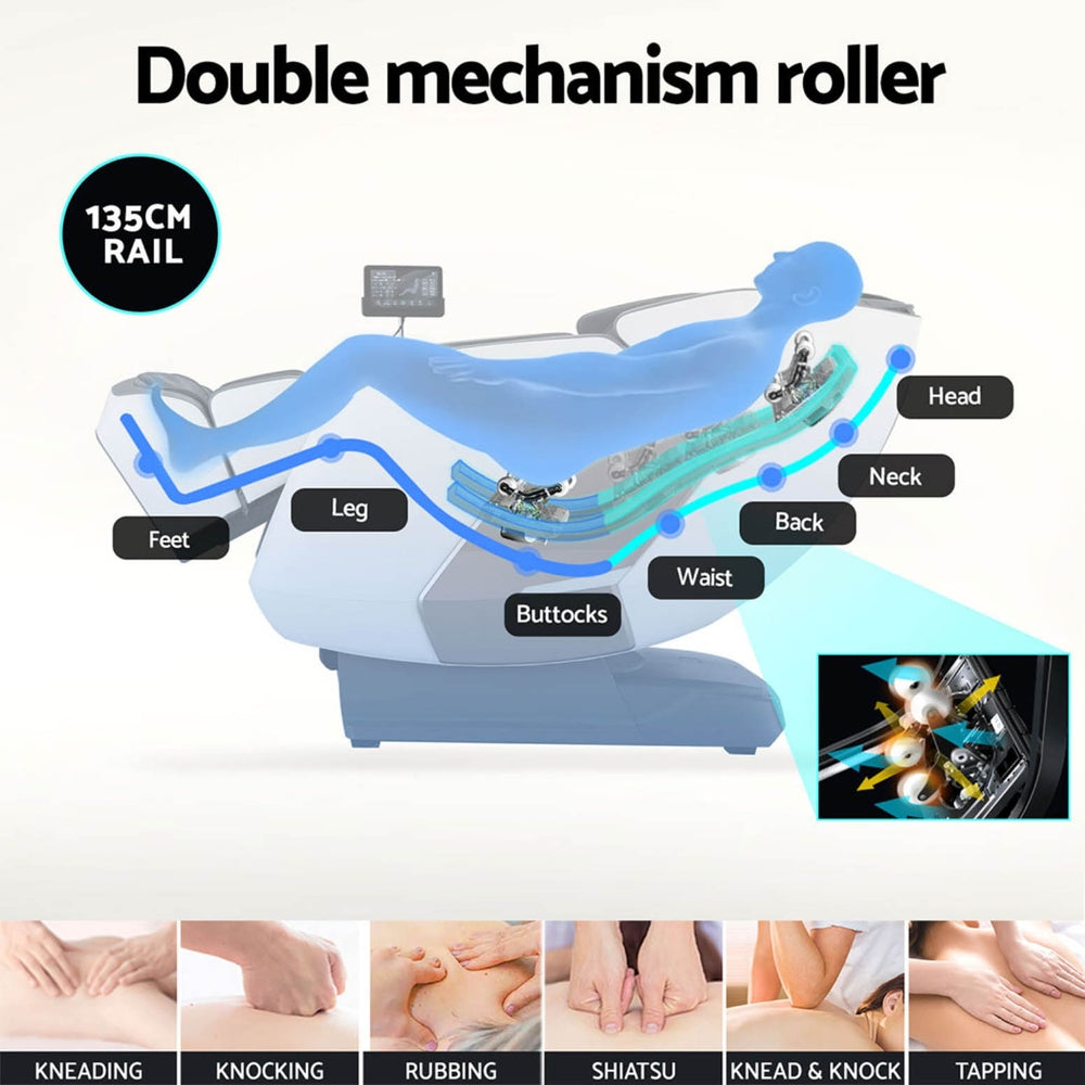 Home Massage Chair with AI Voice Control - Violet